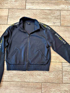 Brazzers Black Bomber Jacket XS